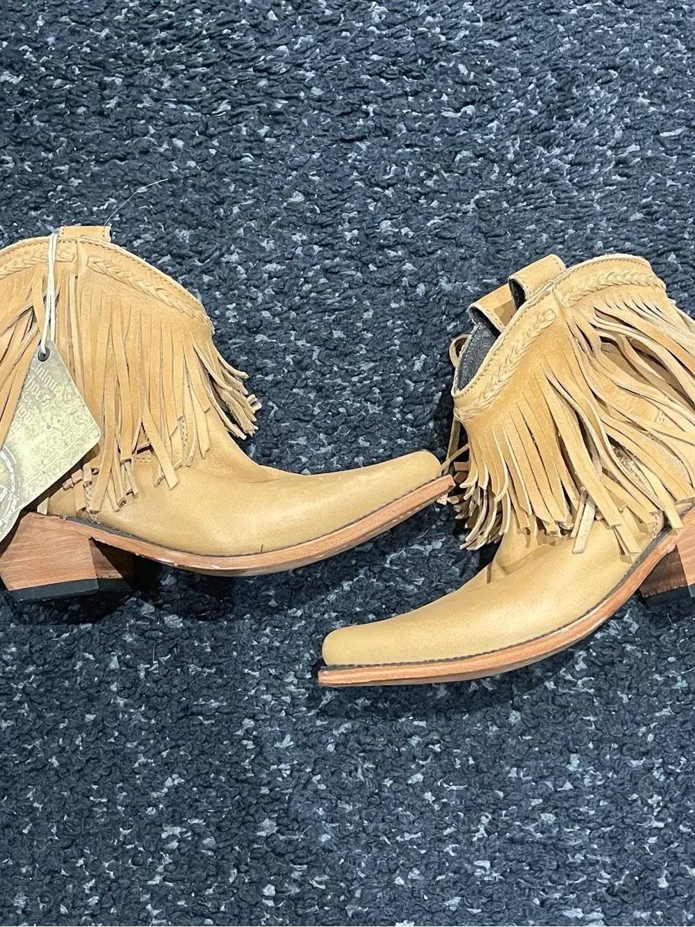 Liberty Black | Vegas Ladrillo Fringe Boots